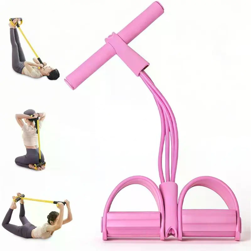 Yoga Fitness Resistance Band - 21個のフィットネス用レジスタンスバンドと8本のチューブ式ペダルアンクルプル、2026年新作多機能伸縮性ヨガレジスタンスバンド、家庭用ジムでのストレッチ用バンド。