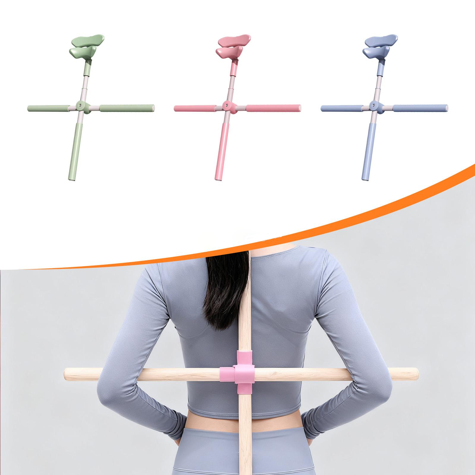 Posture Corrector Back - ヨガスティック クロスオープンバック 姿勢矯正器 大人用 バランス ボディビルディング、ヒップライン