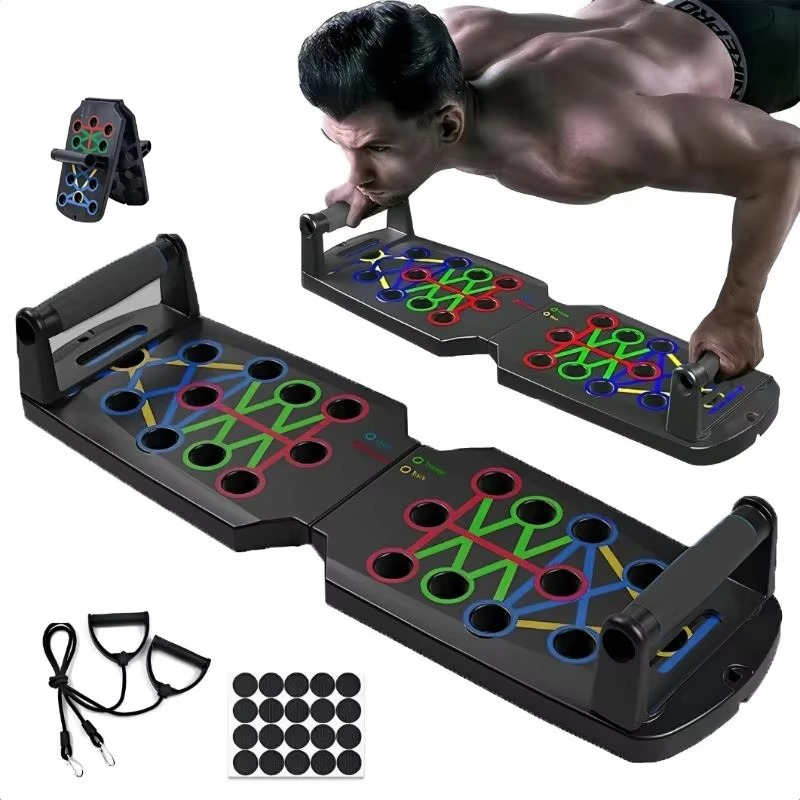 携帯型多機能プッシュアップボード。フィットネスや筋力トレーニ - Push Up Board のレビューと価格