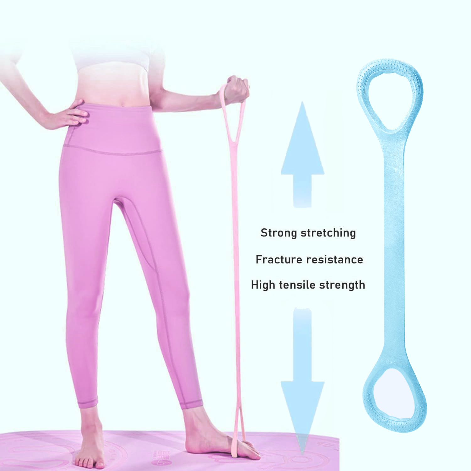 フィットネス用レジスタンスバンド8本セット、腕、背中、肩のエ - Yoga Fitness Resistance Band のレビューと価格