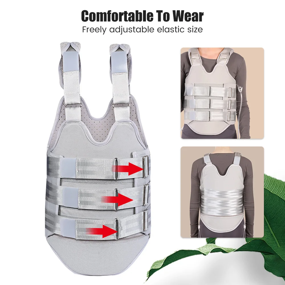 胸腰椎固定ブレース 腰椎低温熱可塑性胸腰椎プロテクター 術後 - Posture Corrector Back のレビューと価格